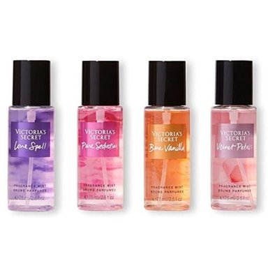 PACK 4 PERFUMES VICTORIA'S SECRET FRAGRANCE MUJER THE MIST COLLECTION