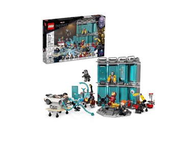 LEGO MARVEL IRON MAN ARMORY TOY BUILDING - 1