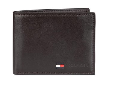 BILLETERA TOMMY HILFIGER MARRÓN HOMBRE