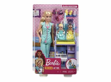 BARBIE BABY DOCTOR PLAYSET CON MUÑECA RUBIA - 2