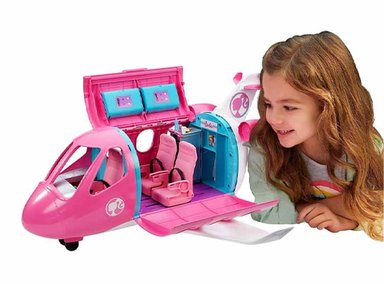 BARBIE JUEGO DE AVIONES, DREAMPLANE CON MÁS DE 15 ACCESORIOS