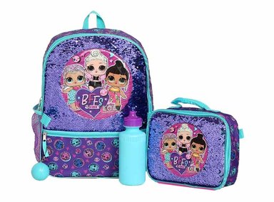 FIGURA LOL SURPRISE LOL - JUEGO DE MOCHILA DE 4 PIEZAS PARA NIÑA