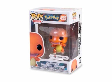 FIGURA FUNKO POP CHARMANDER PEARLESCENT POKEMON CENTER EXCLUSIVO