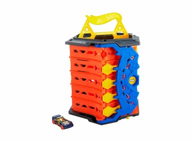 HOT WHEELS CANALETA ENROLLABLE, JUEGO DE PISTAS - 2