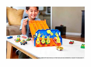 HOT WHEELS CANALETA ENROLLABLE, JUEGO DE PISTAS - 3
