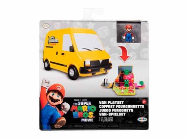 FIGURA SUPER MARIO THE BROS. MOVIE – VAN PLAYSET CON DE MINI MARIO DE 1.25