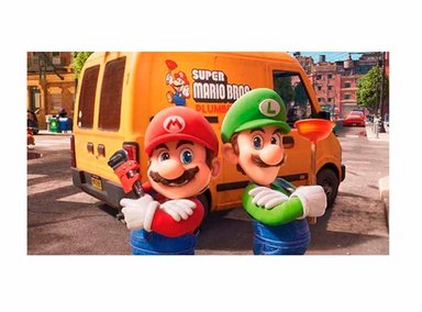 HOT WHEELS MARIO MOVIE PLUMBER VAN 1:64, (HKC19) - 3