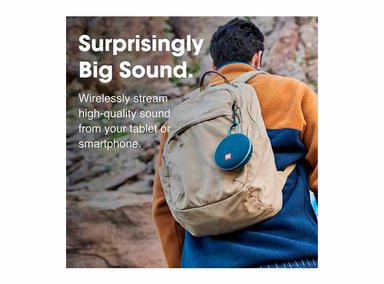 PARLANTE BLUETOOTH JBL PORTATIL IMPERMEABLE CLIP 3 ALTAVOZ DURADERO AMARILLO - 3