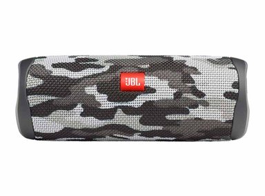 PARLANTE BLUETOOTH JBL PORTATIL IMPERMEABLE FLIP 5 ALTAVOZ CAMUFLAJE NEGRO - 1