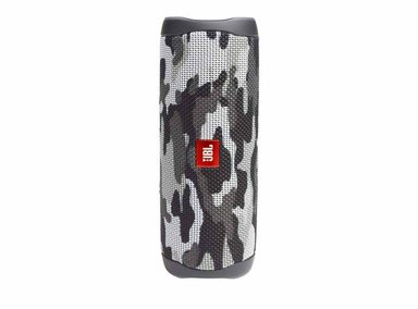 PARLANTE BLUETOOTH JBL PORTATIL IMPERMEABLE FLIP 5 ALTAVOZ CAMUFLAJE NEGRO - 2