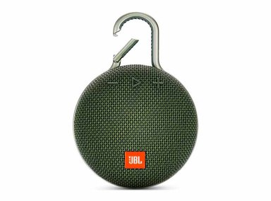 PARLANTE BLUETOOTH JBL PORTATIL IMPERMEABLE CLIP 3 ALTAVOZ DURADERO VERDE - 1