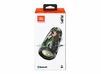 PARLANTE BLUETOOTH JBL PORTATIL IMPERMEABLE FLIP 5 ALTAVOZ CAMUFLAJE VERDE - 3
