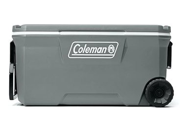 COOLER COLEMAN SERIE 316 GRIS ENFRIADOR PORTATIL AISLADO CON RUEDAS RESISTENTES