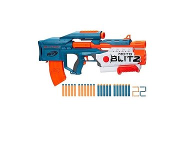 NERF ELITE 2.0 MOTOBLITZ BLASTER CON ALCANCE - 1