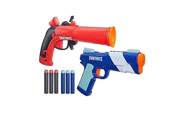 NERF FORTNITE 2 LANZADORES FLINT-KNOCK Y LP - 1