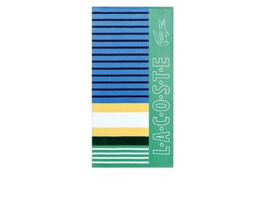 TOALLA PLAYA LACOSTE MULTICOLOR SPORTY STRIPE COOL
