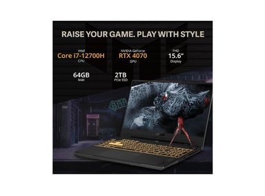 LAPTOP GAMER ASUS TUF GAMING 64GB 2TB SSD F15 DDR4 PCLE - 2