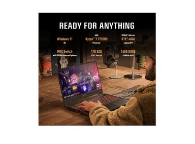 LAPTOP GAMER ASUS TUF GAMING RTX4060 15.6" A17 2023 FHD - 2