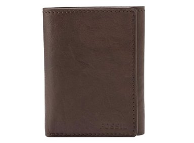 BILLETERA FOSSIL MARRÓN HOMBRE