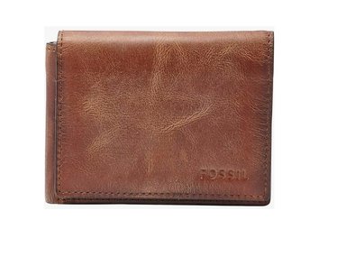 BILLETERA FOSSIL MARRÓN HOMBRE