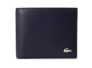 BILLETERA LACOSTE AZUL HOMBRE