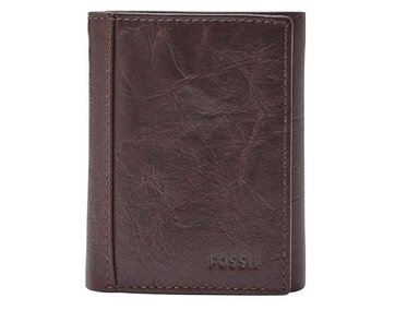 BILLETERA FOSSIL MARRÓN HOMBRE