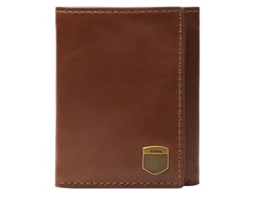 BILLETERA FOSSIL MARRÓN HOMBRE