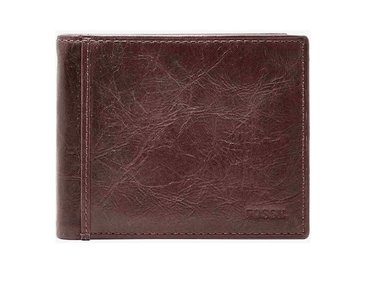 BILLETERA FOSSIL MARRÓN HOMBRE
