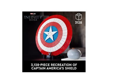 LEGO MARVEL CAPITAN AMERICA ESCUDO - 2