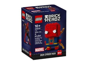 LEGO MARVEL BRICK HEADZ IRON SPIDER-MAN - 1