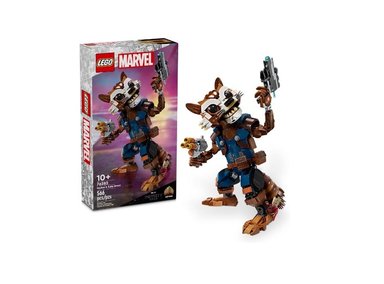 LEGO MARVEL MARVEL ROCKET Y BABY GROOT - 1