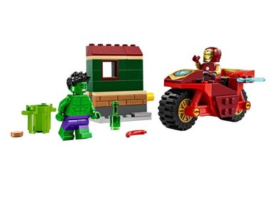 LEGO MARVEL IRON MAN WITH BIKE AND THE HULK - 2