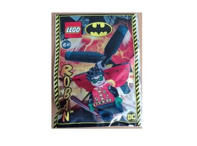 LEGO DC COMICS BATMAN: ROBIN CON JETPACK Y CAPA AMARILLA - 1