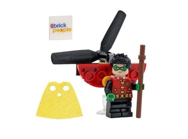 LEGO DC COMICS BATMAN: ROBIN CON JETPACK Y CAPA AMARILLA - 2