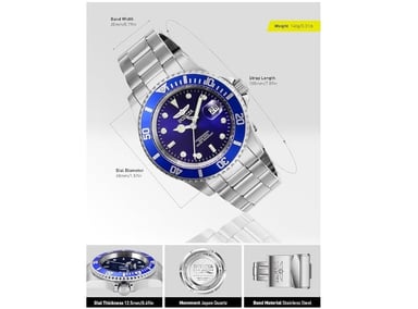 RELOJ INVICTA HOMBRE 26971 - 2