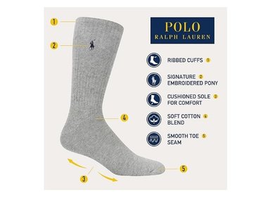 CALCETINES POLO RALPH LAUREN HOMBRE - 2