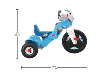TRICICLO FISHER-PRICE DC LEAGUE OF SUPER-PETS CELESTE RESISTENTE - 2