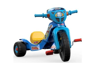 TRICICLO FISHER-PRICE PAW PATROL AZUL RESISTENTE - 1