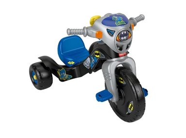 TRICICLO FISHER-PRICE BATMAN NEGRO RESISTENTE DE - 1