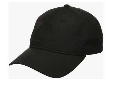 GORRA LACOSTE DEPORTIVO TAFETAN SOLIDO NEGRO