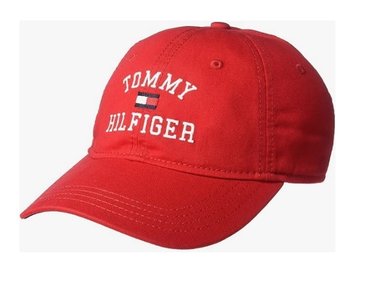 GORRA TOMMY HILFIGER AJUSTABLE BEISBOL ROJO - 1