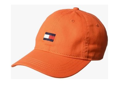 GORRA TOMMY HILFIGER AJUSTABLE BEISBOL ARDIN NARANJA