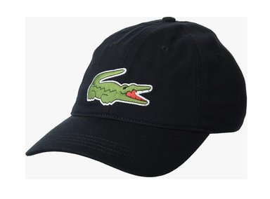 GORRA LACOSTE SARGA ALGODON VERDE