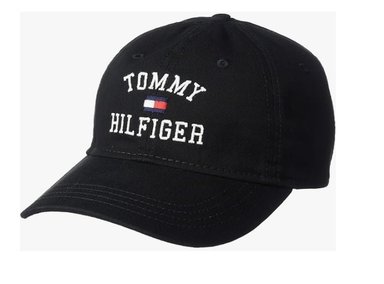 GORRA TOMMY HILFIGER AJUSTABLE BEISBOL NEGRO