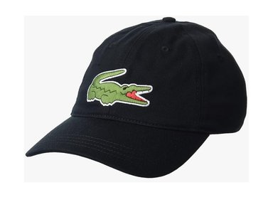 GORRA LACOSTE SARGA ALGODON VERDE