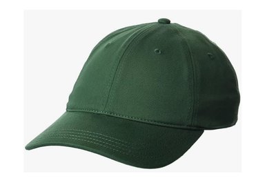 GORRA LACOSTE SARGA ALGODON VERDE