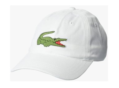 GORRA LACOSTE SARGA ALGODON BLANCO