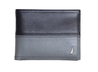 BILLETERA NAUTICA CUERO MULTICOLOR PLEGABLE RFID HOMBRE