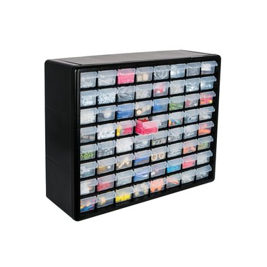 ORGANIZADOR TRUPER NEGRO 64 GAVETAS 20 PULGADAS