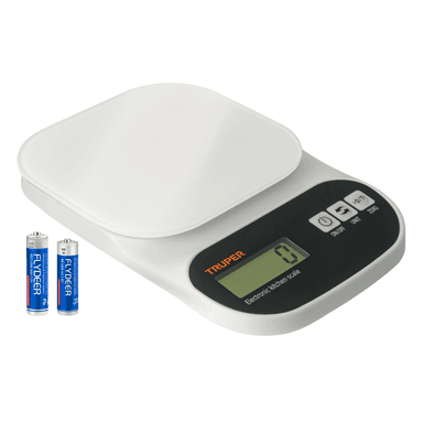 BALANZA TRUPER BASE-5EC BLANCO DIGITAL COCINA 5 KG